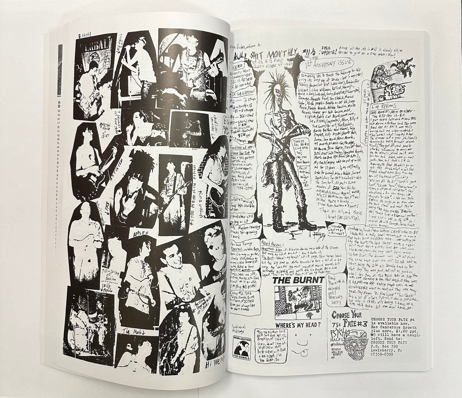 SLP-045: BULLSHIT MONTHLY FANZINE ANTHOLOGY | Shining Life Press