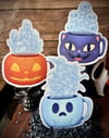 Spooky Mugs (sticker Set)