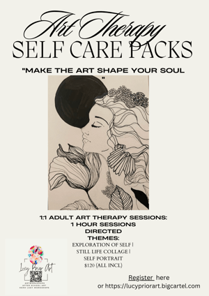 Image of 1:1 Art Therapy Session