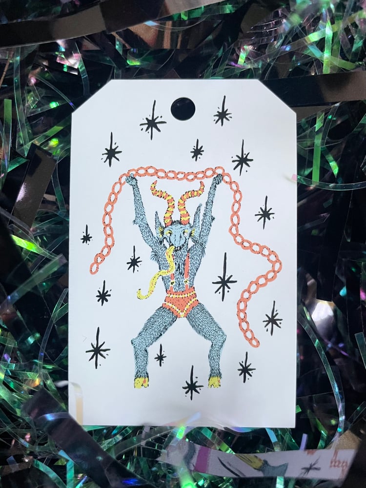 Image of Krampus Gift Tag 