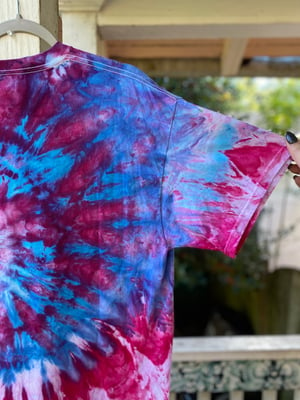 Image of XL Godzilla Be Gay Do Crime Tie Dye Shirt 6