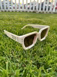Image 1 of White Sunglasses 