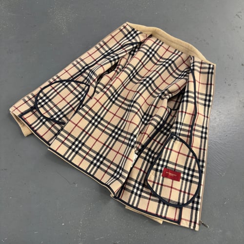 Image of Burberry red label wool jacket, size medium