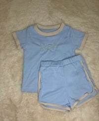 Ribbed Shorts Set 