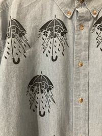 Image 4 of 'Perfect Weather' Custom Blockprinted Button-Down