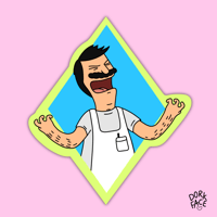 Bob Belcher Vinyl Sticker