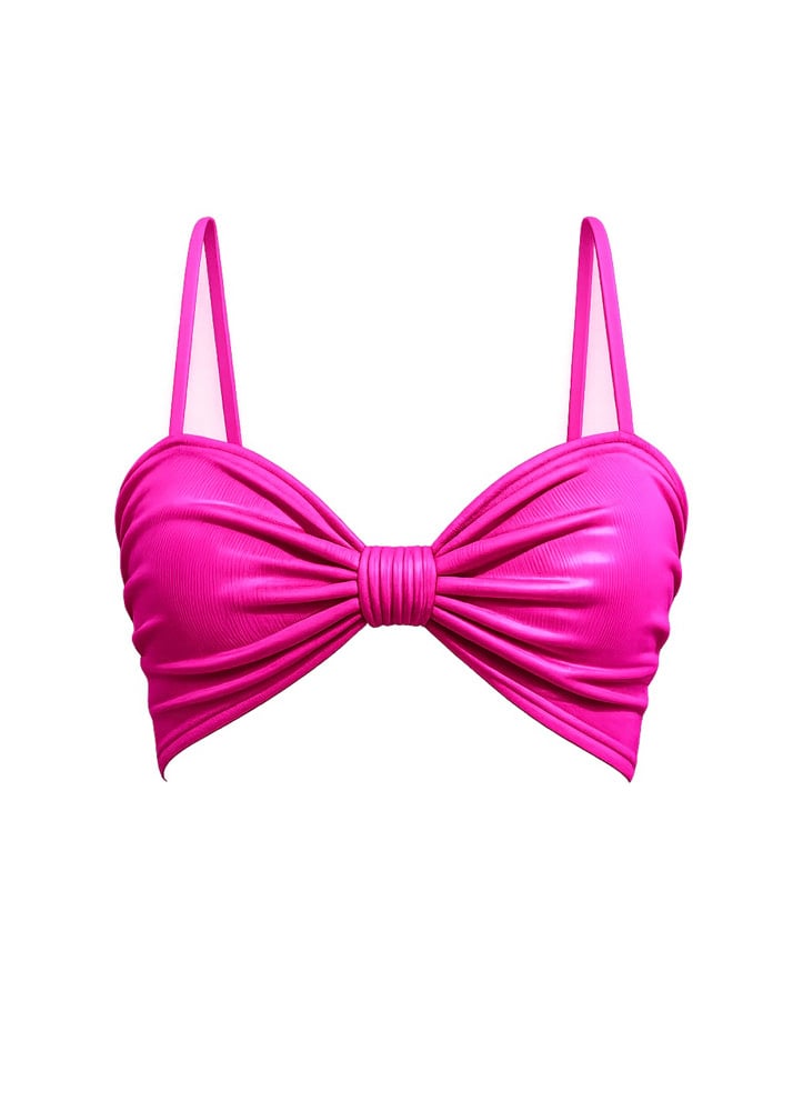 Image of Samantha Bow Top in Fuchsia Crystal