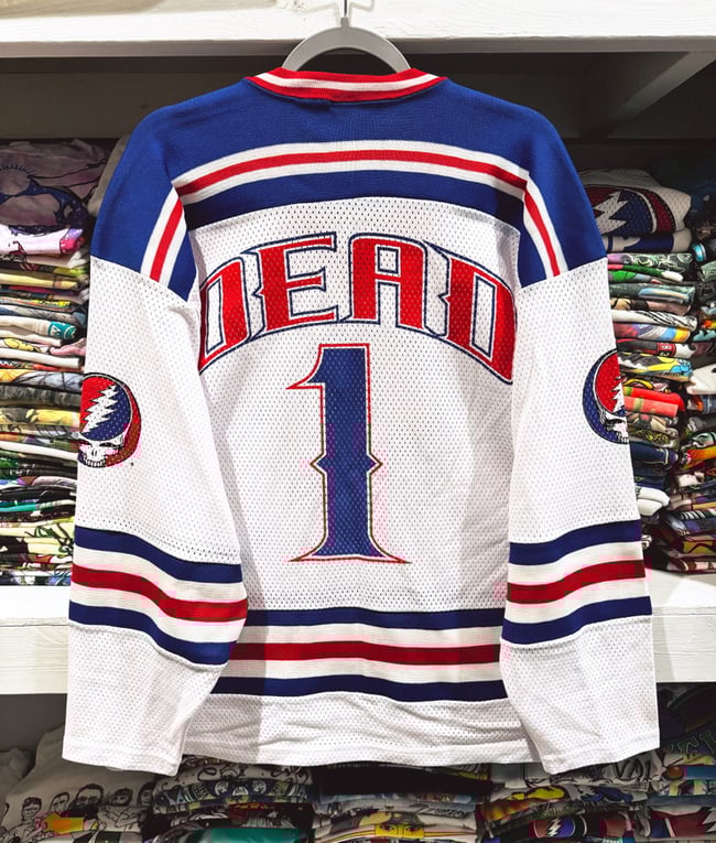 Grateful Dead 90s DEAD Hockey Jersey - Size XL