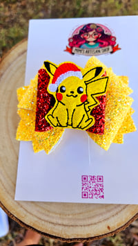 Image 1 of Pikachu hairbow 