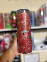 Karol G  Christmas 🎄 Glitter Tumbler