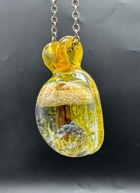 Image 3 of Yellow mushroom pendant