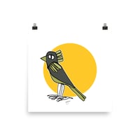 Image 1 of Bird 2 (Yellow) - Poster 