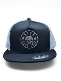 Image 1 of SKULL AND STARS MESH BACK TRUCKER