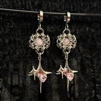 Image 2 of Rosy Star Earrings