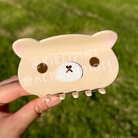 [IN HAND] WHITE BEAR CLAW CLIP