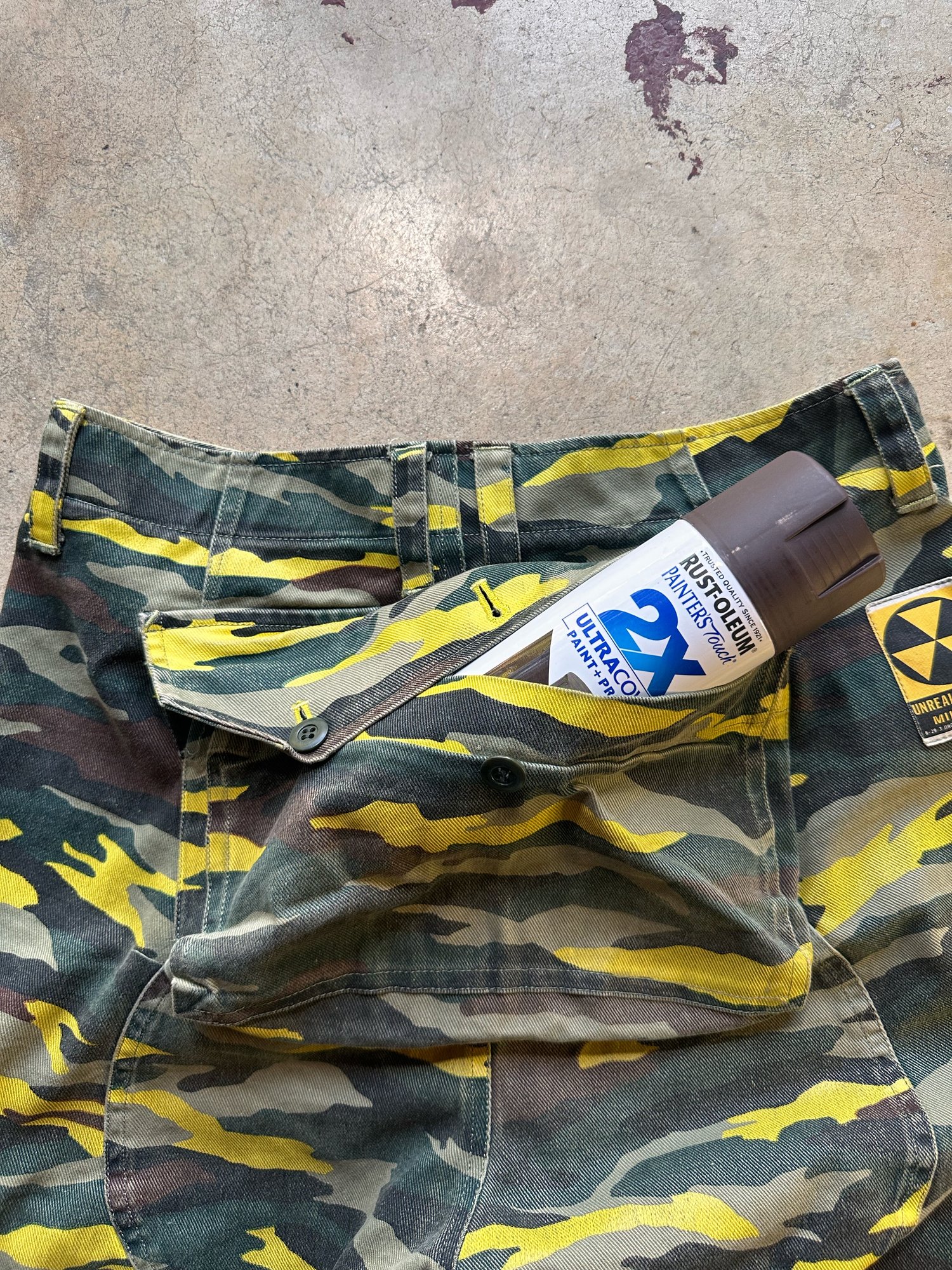 Image of Milkboy 2003 Tiger Camo Jorts