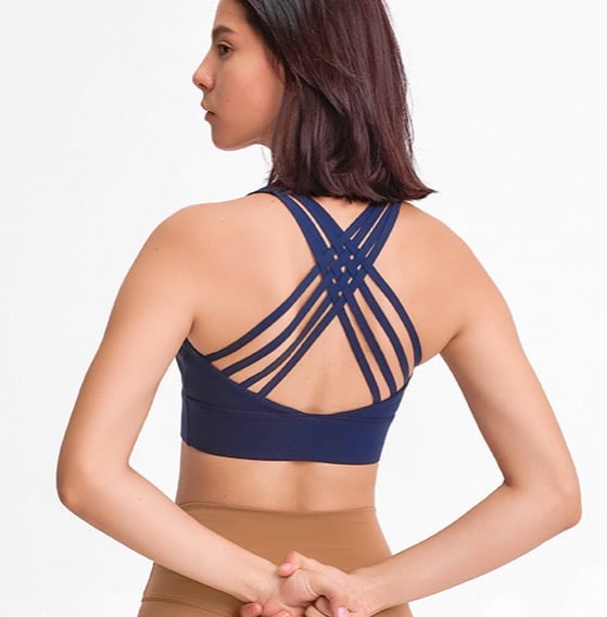 Image of ENERGY SPORTS BRA NAVY 