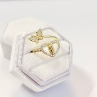 Image 2 of Butterfly Virgencita Ring