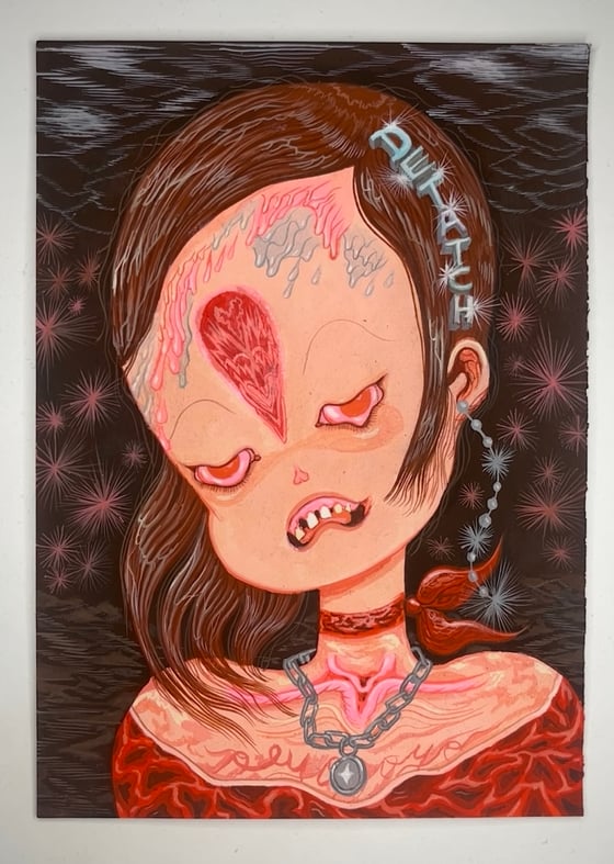 Image of “Detach” Original Gouache Painting On Paper