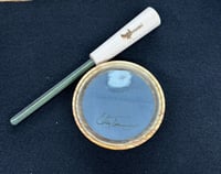 Image 1 of Canary wood glass over gray slate / 2 piece webwood striker