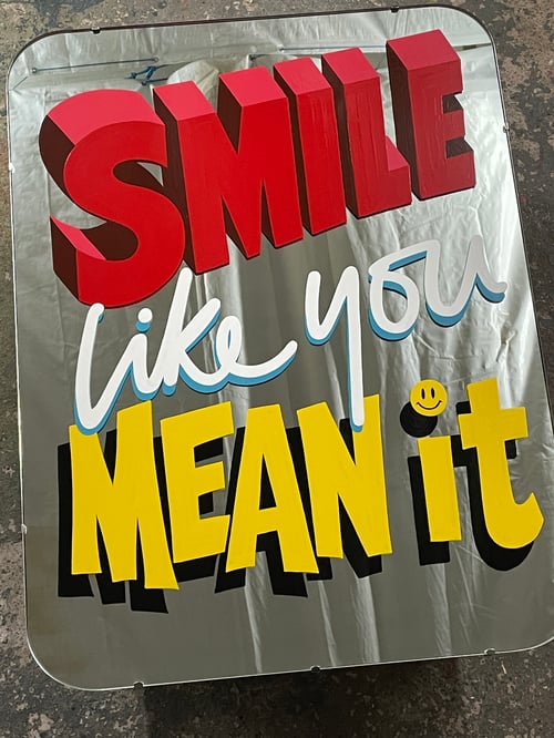 Image of Vintage Mirror Smile Like You Mean It