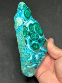 Image 6 of Malachite & Chrysocolla Polished Slab #2414