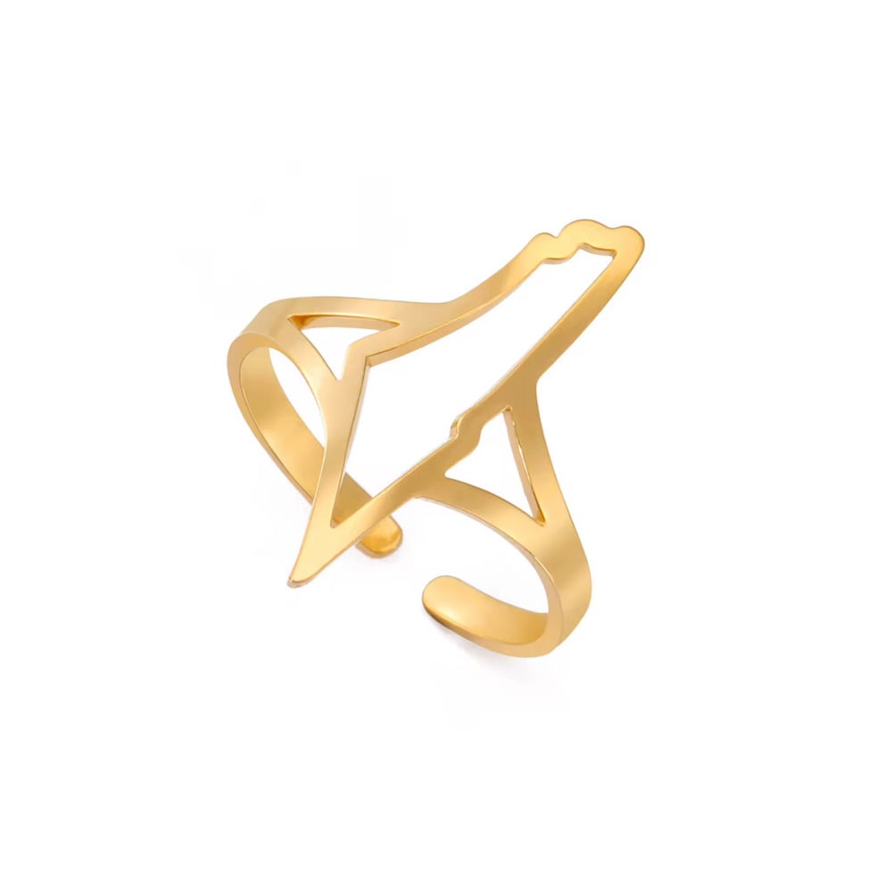Image of Palestine Map Ring