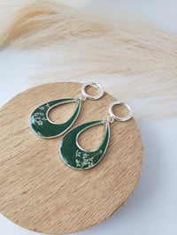 Queen Anne's Lace Silver Earrings 
