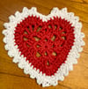 Lacy Love Heart Coasters
