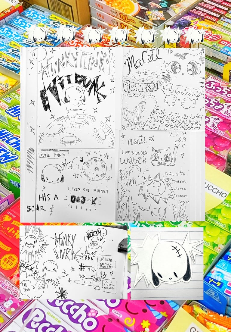funky punky comic books