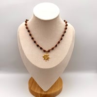 Image 2 of Spiral Sun Necklace