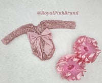 Image 2 of Lace Bodysuit with tutu socks 