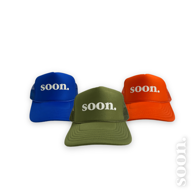 “aka SOON” LOGO Trucker Hats