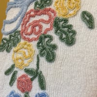 Image 3 of Vintage Chenille Bedspread 