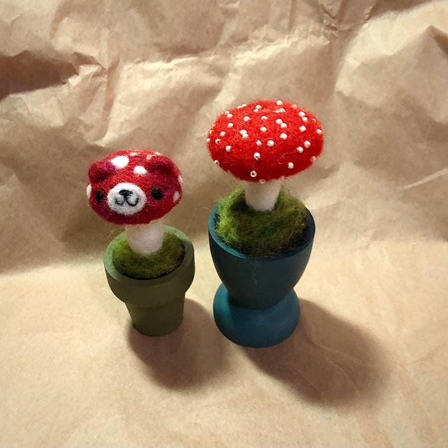Image of spotted mushroom friends 