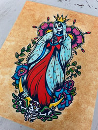 Image 4 of Day of the Dead "Virgen de Guadalupe" Tattoo Art Print