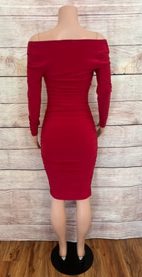 Image 3 of Jackie Dress- Red