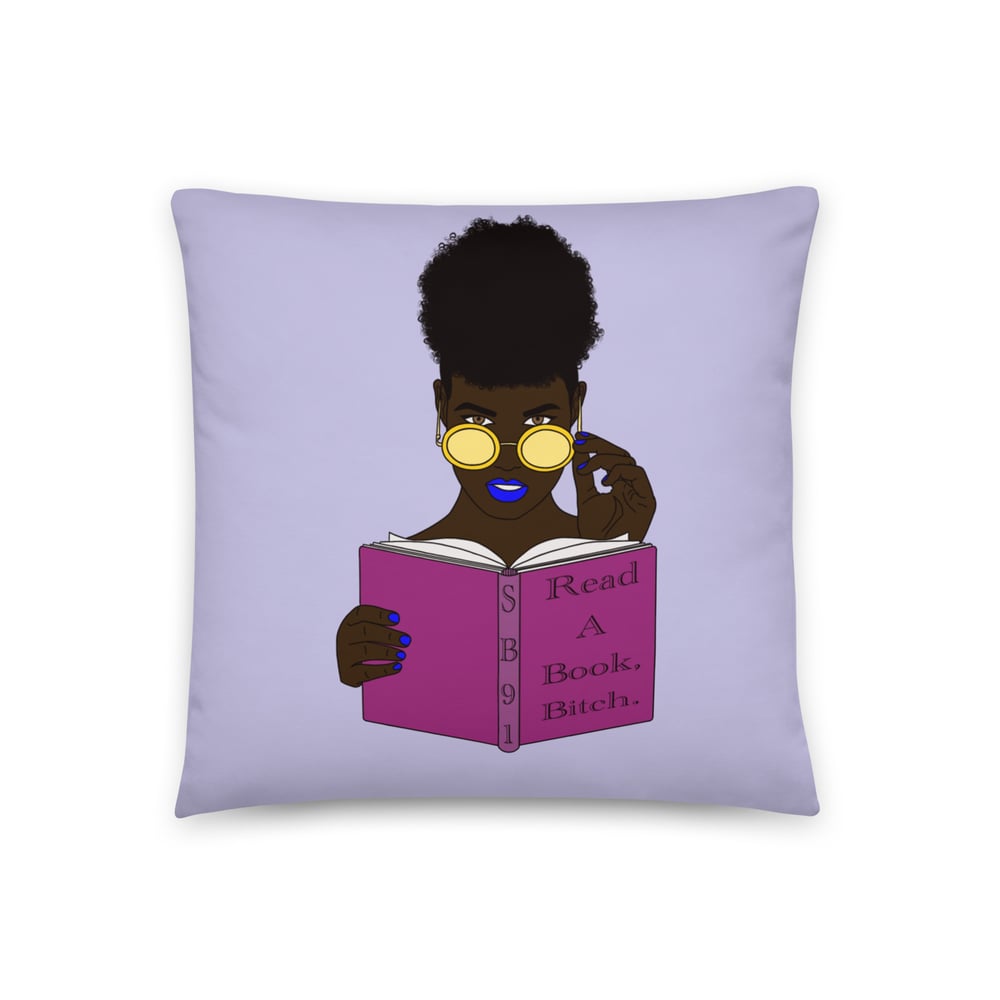 Read A Book, B*tch - Throw Pillow