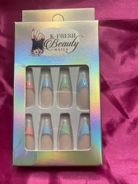 Nails - Medium (Color Tip Design)