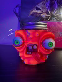 Image 4 of Toxic Stash Jar Orange/Blue