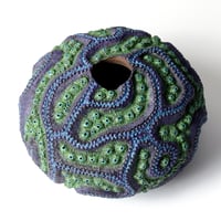 Image 1 of Black Walnut Wood Vessel - Highly Embellished (526)