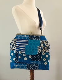 Image 3 of Blue Patch 3 in 1 Kiss Lock Backpack