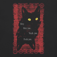 Image 1 of Black Cat Energy Comfort Colors Tee