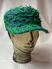 Image 3 of GREEN CRAZY PAINTERS CAP