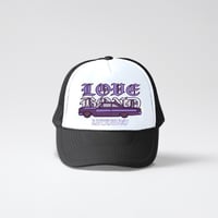 LowRider Trucker Hat Black Purple