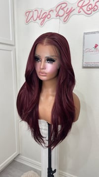 Image 9 of Burgundy blowout luxury (ready to ship) 