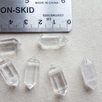 Image 2 of Clear quartz necklace - Adjustable cord crystal point necklace 