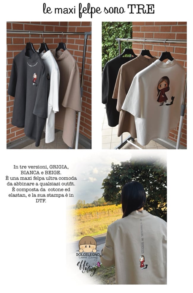 Maxi felpe