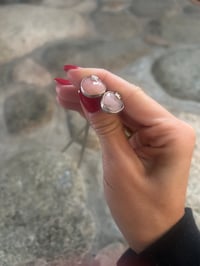 Rose Opal Silver Bookmark