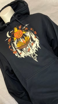 Image 4 of Unisex “Harvest Magic” Black Hoodie
